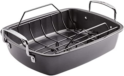 Circulon Ultra-Lasting Nonstick Roasting Pan with Rack, 17 x 13-Inch