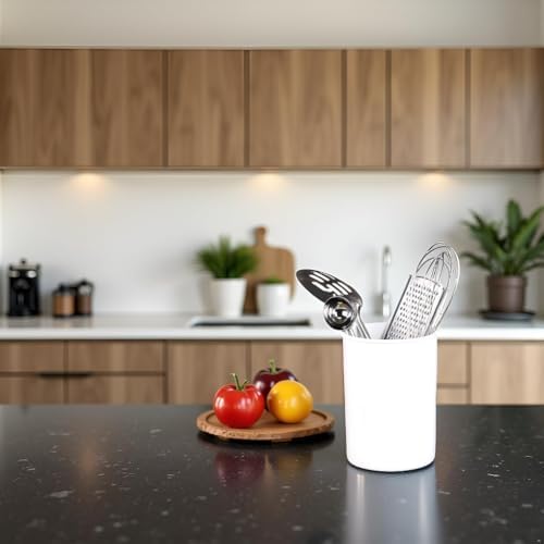 Calypso Basics by Reston Lloyd Plastic Utensil Holder, White