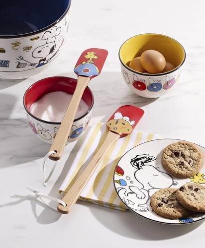 Lenox 898262 Chef Snoopy Spatulas, Set Of 2, Red