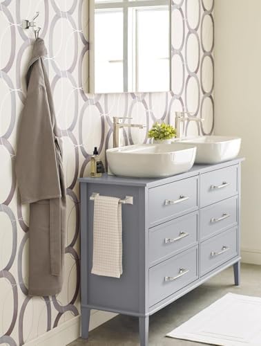 Amerock Mulholland 9" Polished Nickel Towel Bar