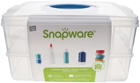 Snapware Snap 'N Stack Portable Storage Bin for Tools and Craft Storage