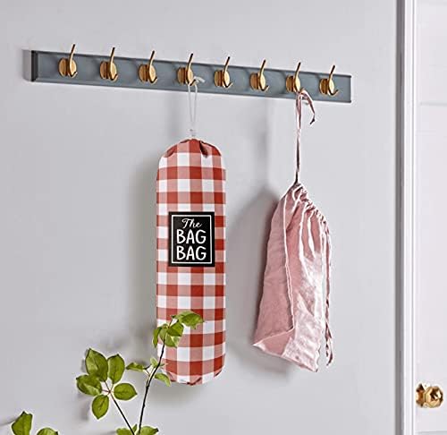 Funny Grid Bag Bag， Grocery Bags Holder Organizer For Shopping Bags, Wall Mount Plastic Bags Storage Container Dispensers, Gift For The Preferred Family And Friends