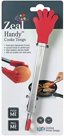 Kitchen Innovations J130DISP 7" Silicone Handy Tong - Image 4