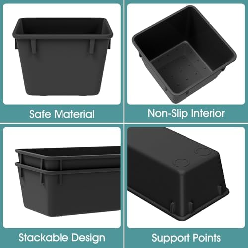 25 PCS Plastic Drawer Organizer Set, Makeup Organizers and Storage Bins