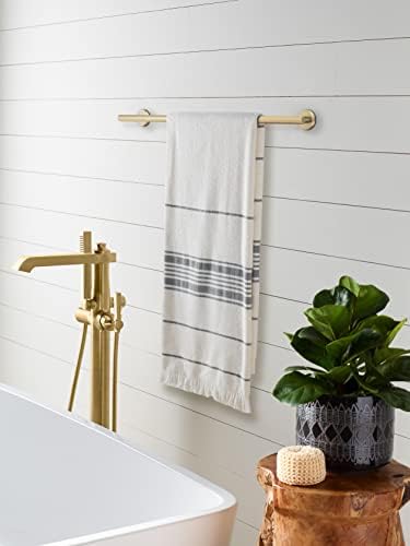 Amerock Arrondi 24" Golden Champagne Towel Bar