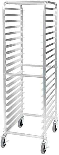 Winco 650 lb 3" Aluminum Sheet Pan Rack, 20 Tier
