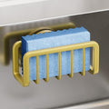 TAILI Gold Sponge Holder for Kitchen Sink with Strong Suction Cup