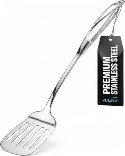 Zulay Kitchen Stainless Steel Slotted Spatula Turner