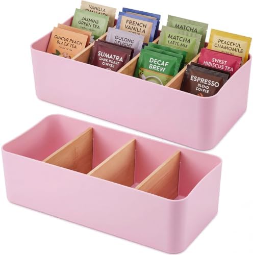 2 Pack Seasoning Packet Organizer Spice Storage Organizer, Pink