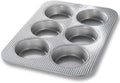 USA Pan Bakeware Nonstick Mini Round Cake Pans, Aluminized Steel