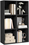 VASAGLE Bookshelf, 6 Cubes Storage Organizer, 25.8 x 9.4 x 38.7 Inches