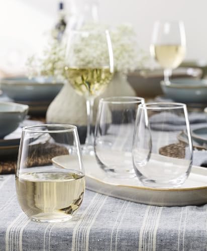 Oneida 896425 5 Oclock Stemless Wine Glasses, Set Of 4