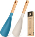 Badiano Silicone Cooking Spoon for Nonstick Cookwares, Multi-function,11.4"