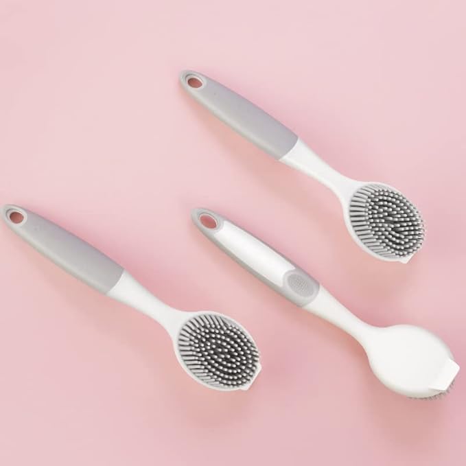 Dish Scrubber, Silicone Soft Bristles Scrub Brush - Image 3