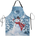 Giwawa Apron Unisex Resistant 33 x 28 inches with 2 Pockets Cooking Kitchen Aprons Suitable for BBQ Grill Drawing Haircut