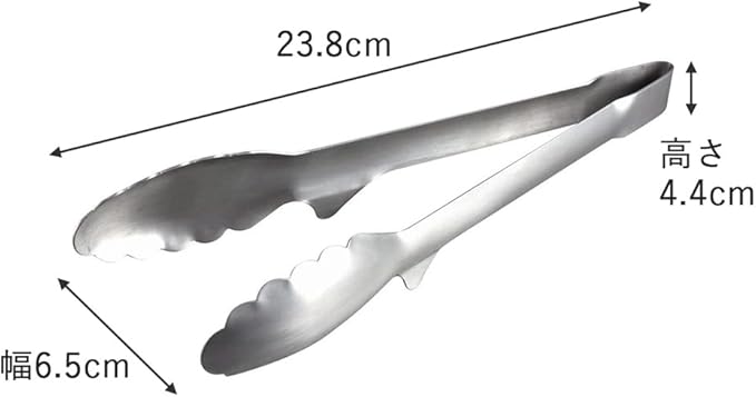 Shimomura Planning Tongs, Total Length 9.4 inches, Made in Japan, Dishwasher - Image 5