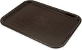 Carlisle FoodService Products CT121669 Café Standard Cafeteria / Fast Food Tray, 12" x 16", Chocolate
