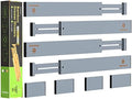 ANTOWIN Expandable Bamboo Drawer Dividers, Fits 17.6-21.6" Drawers