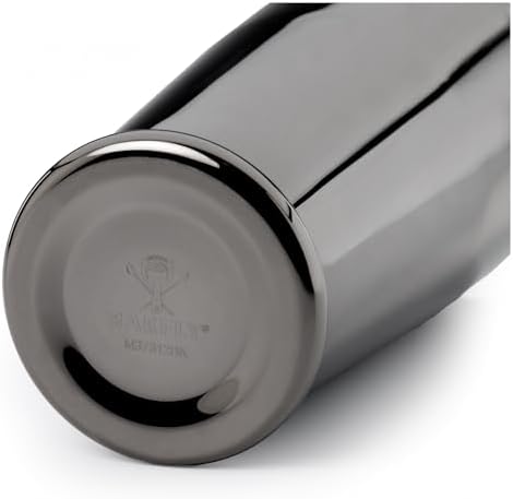 Barfly Cocktail Shaker with Weighted Bottom, Deluxe 28 oz, Gunmetal Black