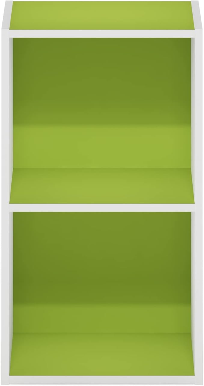 Furinno PASIR Book Shelf, 2-Tier Modern Bookshelf, Open Shelves Bookcase 9 x 12 - Image 7