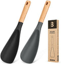 Badiano Silicone Cooking Spoon for Nonstick Cookwares, Multi-function,11.4"