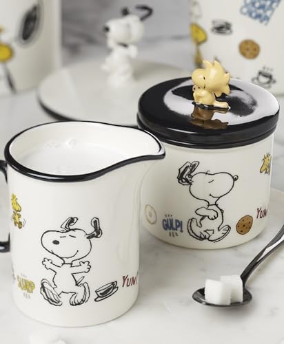 Lenox Chef Snoopy Porcelain Sugar and Creamer Set