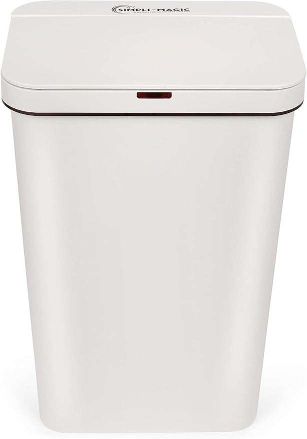 Simpli-Magic 13 Gallon Motion Sensor Touchless Trash Can – Automatic Hands-Free - Image 3