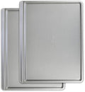 USA Pan Bakeware Cookie Sheet, Warp Resistant Nonstick Baking Pan, Made in the USA from Aluminized Steel, Large Set of 2