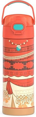 THERMOS FUNTAINER Water Bottle with Spout, 16oz, Princess Moana