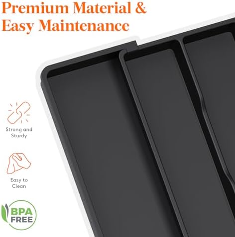 Lifewit Utensil Organizer for Kitchen Drawers, Expandable Utensil Tray