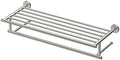 Gatco 4297 Latitude II 25.75-Inch Towel Rack with Bar, Wall Mounted Bathroom Towel Rack, Satin Nickel