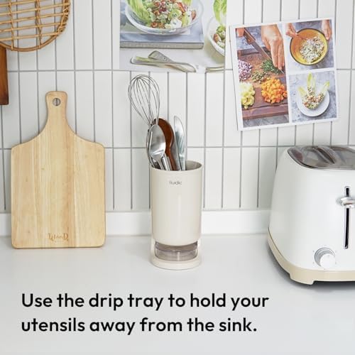 carrotez Self-Draining Utensil Drying Holder - Beige