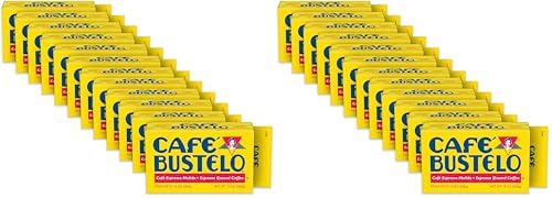 Café Bustelo Espresso Dark Roast Ground Coffee Brick,10 Ounce,(Pack of 24)