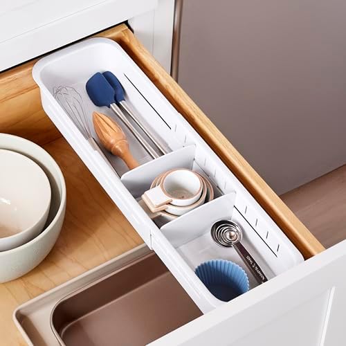 YouCopia DrawerFit Sliding Drawer Sorter, Adjustable Drawer Organizer, Sorter (Pack of 6)