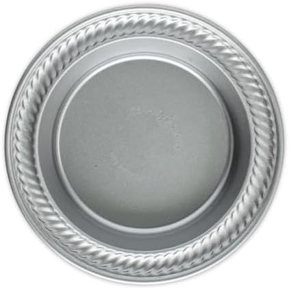Nordic Ware Naturals Compact 5-Inch Pie Pan - Natural Uncoated Aluminum,Toaster Oven, Counter Ovens, Air Fryer and Broiler Safe, Personal Size