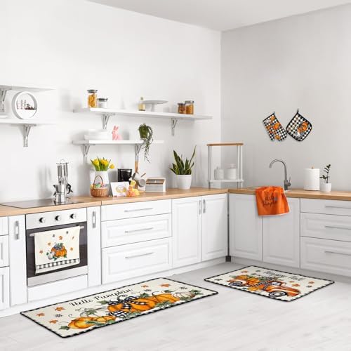 Fanfanwin 10 Pcs Fall Pumpkin Kitchen Decor Set for Home, Cooking Gift