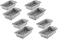 Farberware Bakeware Meatloaf/Nonstick Baking Loaf Pan Set, Two 9-Inch x 5-Inch, Gray (Pack of 4)