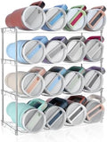 Stackable Water Bottle Organizer Large Compartment Water Bottle Holder