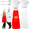8 Pcs Pregnant Chef Couples Costume Set 2 Preggo Sauce Jar Apron 2 Cook Apron Chef Apron with 2 Hat and 2 Soup Spoon for Couples