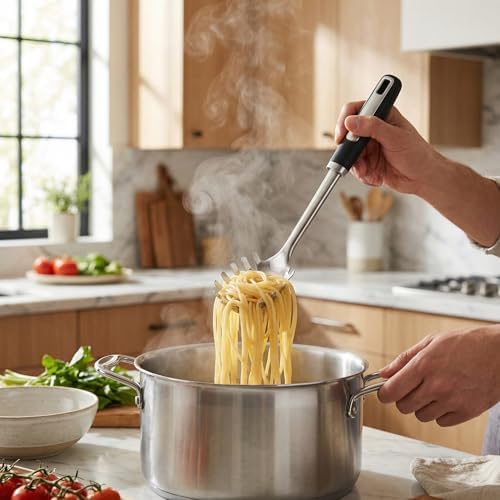 Stainless Steel Ladle and Pasta Server Set