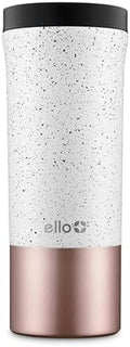 Ello Miri 16oz Insulated Stainless Steel Travel Mug with Slider Lid, Rosegold
