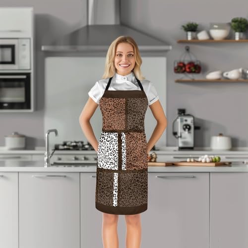 Castle Fairy Black Chef Apron Waterproof Aprons for Cooking Baking Painting