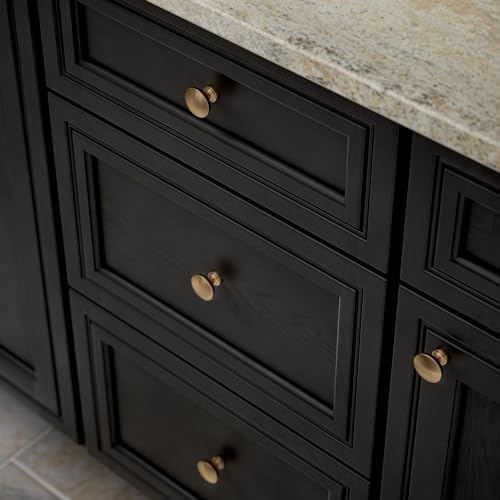 Franklin Brass Fulton (5-Pack) Cabinet Knobs | Champagne Bronze Handles for Dresser Furniture Drawers/Kitchen/Door/Bathroom | 1-3/16" P29523Z-CZA-B