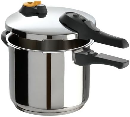T-Fal Secure Stainless Steel Stovetop Pressure Cooker, 6.3 qt, Induction