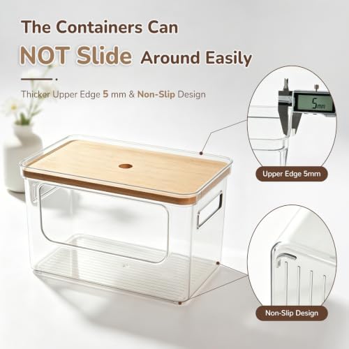 Hudgan Potato Onion and Garlic Storage Bin for Pantry Organizers, 3 Packs