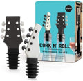 OTOTO Guitar Wine Stoppers Set - Wine Cork, Wine Cap - Unique Kitchen Gadgets, Cooking Gifts for Women, Kitchen Essentials, Kitchen Utensils, Funny Gift, Kitchen Accessories - (Cork n' Roll)
