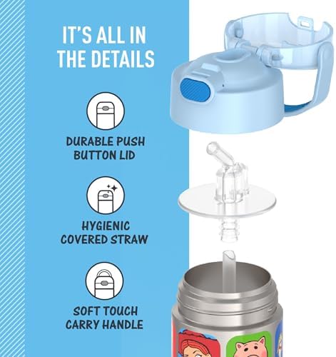 THERMOS FUNTAINER Water Bottle with Straw, 12oz, Toy Story 5