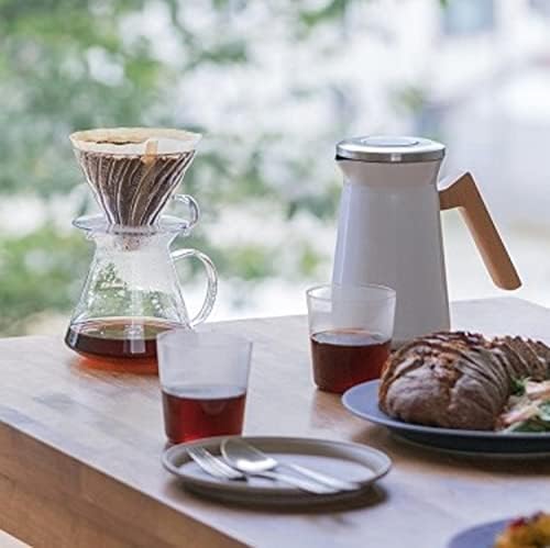 Hario "Simply Hario" V60 Glass Pour Over Coffee Set, Size 02