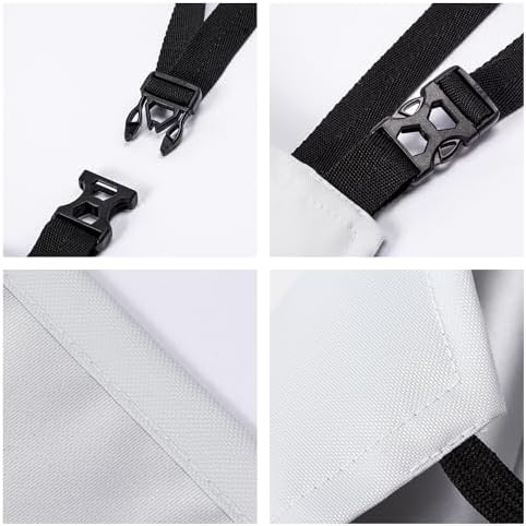Giwawa Apron Unisex Resistant 33 x 28 inches with 2 Pockets Cooking Kitchen Aprons Suitable for BBQ Grill Drawing Haircut