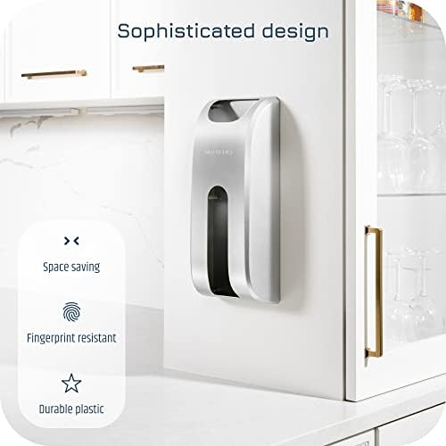 Wall-Mounted Plastic Bag Holder & Grocery Bag Organizer / Dispenser